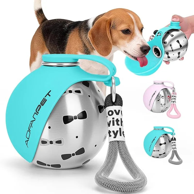 Gourde inox turquoise: hydratation stylée avec motif papillon