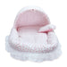 Lit Pour Petit Chien À Coussin Lavable En Coton, Tailles S/M/L, Motif Floral – espace reposant et douillet pour petit animal