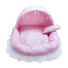 Lit Pour Petit Chien À Coussin Lavable En Coton, Tailles S/M/L, Motif Floral – couchage lavable pour la maison ou la cage