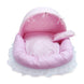 Lit Pour Petit Chien À Coussin Lavable En Coton, Tailles S/M/L, Motif Floral – couchage lavable pour la maison ou la cage