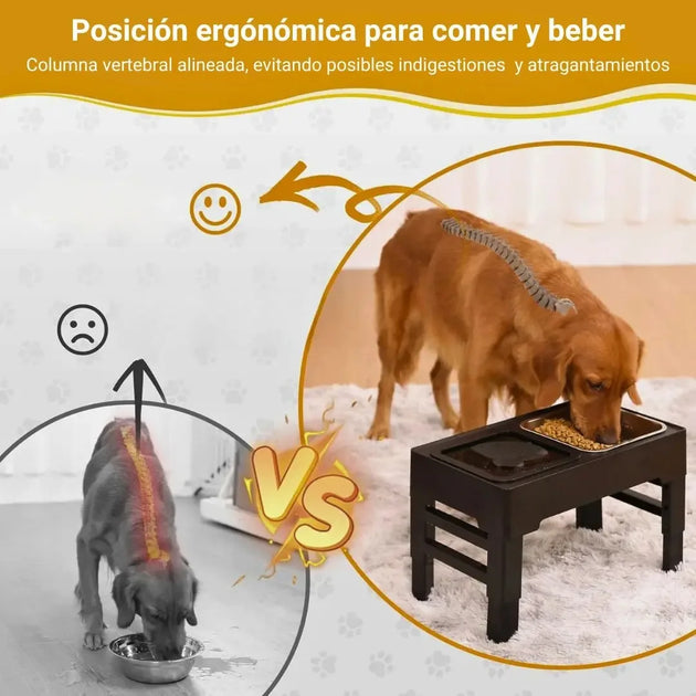Supports Pour Animaux Pliables : pour Chats et Chiens, support gamelle chien en plastique léger