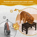 Supports Pour Animaux Pliables : pour Chats et Chiens, support gamelle chien en plastique léger