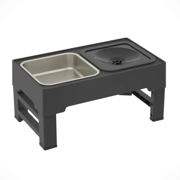 Supports Pour Animaux Pliables : pour Chats et Chiens, support gamelle chien compact et facile à ranger