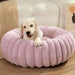 Panier Rond Pour Chien Douillet En Peluche, Lit Hivernal Lavable, 40-90 Cm Pour Chien Moyen – panier rond pour chien chaud pour l’hiver