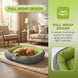 Lit Pour Chien Toutes Saisons, Coussin Moelleux Lavable À Bords Surélevés, lit pour chien confortable pour chat et chiot
