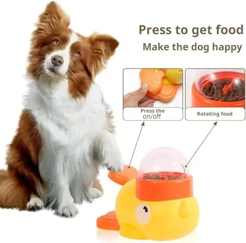 Bol Anti-Glouton pour Chien : Distributeur de Friandises pour Chiens, bol anti glouton chien en utilisation