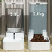 Distributeur Automatique d'Aliments et d'Eau pour Chiens et Chats, distributeur croquettes chien chat grande capacité