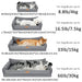 Panier Chien Grande Taille, Canapé Lavable En Mousse Alvéolée, Housse Amovible Pour Grands Chiens – canapé pour chien avec mousse alvéolée