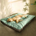 Panier Pour Chien Lavable En Velours Côtelé, Coussin Épais 4 Saisons Pour Petit À Grand Chien, coussin douillet en corduroy pour chien