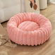 40-80cm Fluffy Pets Dogs Beds Large Round Dog Bed Super Warm Soft Cat House Plush Cat Nest Winter Big Bed, panier chien moelleux en tissu peluche ultra doux