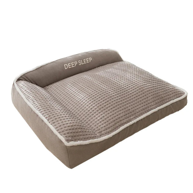 New Cat Bed Dog Pet Bed Kennel Non-Slip Winter Warm Small Dog Kennel Sleeping Removed Washed Soft Puppy Cushion Cat Supplies – panier chien hiver confortable pour les siestes du chien ou du chat