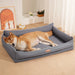 Panier Chien Grande Taille, Canapé Lavable En Mousse Alvéolée, Housse Amovible Pour Grands Chiens – lit pour chien à housse amovible