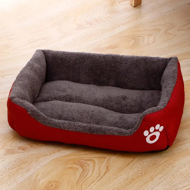 Black Dog Bed Plush Sleeping Bed for Large, Medium and Small Dogs, Non-Slip and Bite-Resistant Pet Sleeping Mat – panier chien moelleux résistant aux morsures