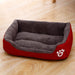 Black Dog Bed Plush Sleeping Bed for Large, Medium and Small Dogs, Non-Slip and Bite-Resistant Pet Sleeping Mat – panier chien moelleux résistant aux morsures