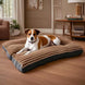 Tapis Chien Lavable En Velours Côtelé, Coussin Épais Et Douillet Pour Grand Chien – tapis chien lavable pour un coin repos douillet
