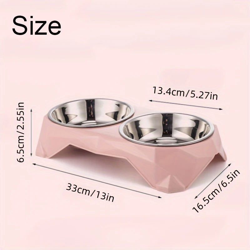 Bol en Acier Inoxydable pour Animaux : L'Accessoire Indispensable pour le Repas de Votre Chien ou Chat – bol inox chien au design élégant