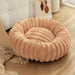 Panier Rond Pour Chien Douillet En Peluche, Lit Hivernal Lavable, 40-90 Cm Pour Chien Moyen – panier rond pour chien doux pour chien ou chat