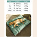 Panier Chien Lavable En Corduroy Douillet, Coussin Épais Pour Petit À Grand Chien, panier chien lavable adapté aux grands chiens