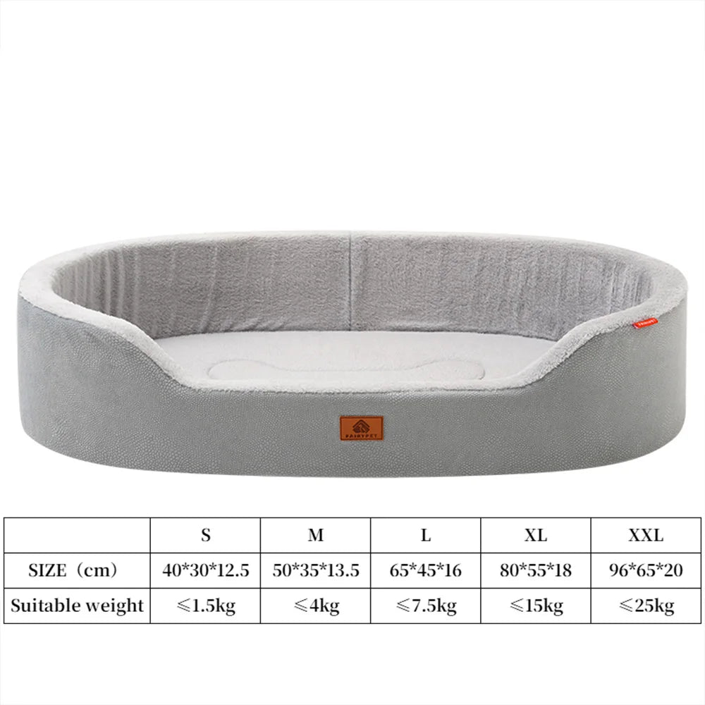 Panier Chien Grande Taille Orthopédique Imperméable Pour Chien Moyen À Grand, Canapé – panier chien grande taille orthopédique pour chien