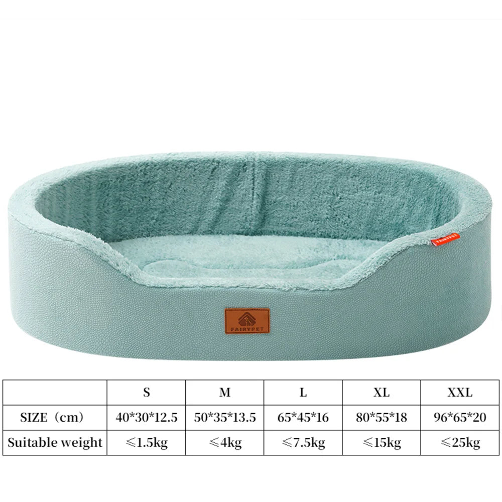 Panier Chien Grande Taille Orthopédique Imperméable Pour Chien Moyen À Grand, Canapé – panier chien grande taille pour sieste et nuit
