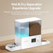 Fontaine automatique pour animaux ROJECO - Distributeur de nourriture et d'eau 2-en-1, fontaine eau chat avec alimentation et hydratation automatiques
