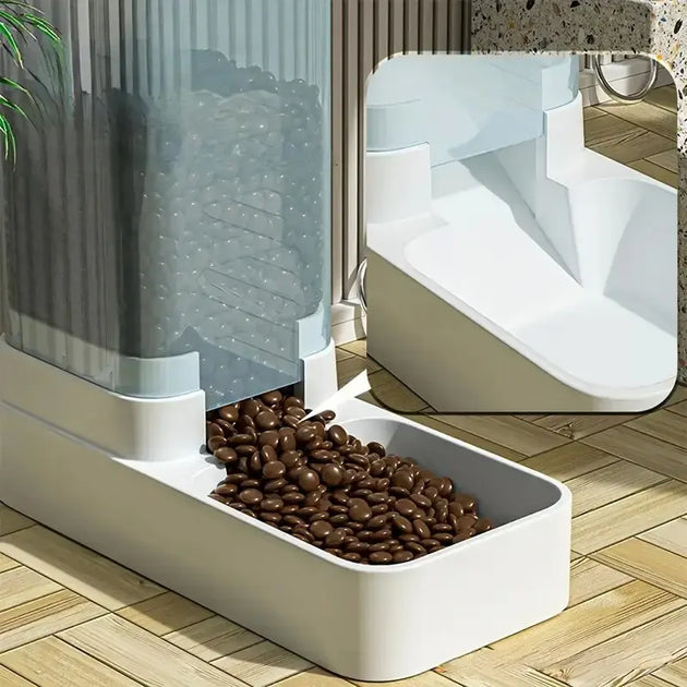 Distributeur Automatique pour Chien - Nourrisseur et Distributeur d'Eau Pratique, nourrisseur distributeur nourriture chien sans électricité