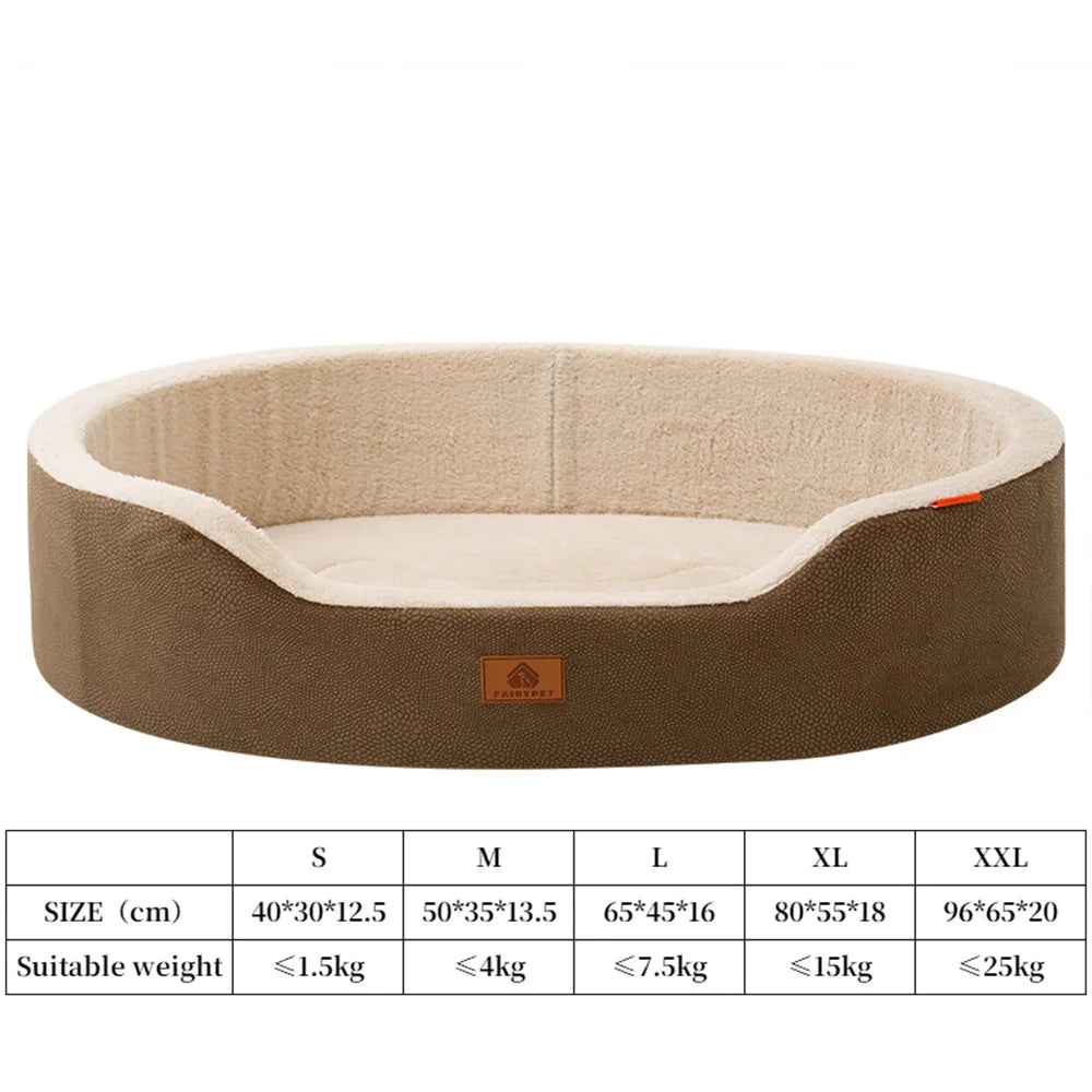Panier Chien Grande Taille Orthopédique Imperméable Pour Chien Moyen À Grand, Canapé – panier chien grande taille avec espace de repos généreux