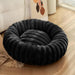 Panier Rond Pour Chien Douillet En Peluche, Lit Hivernal Lavable, 40-90 Cm Pour Chien Moyen – panier rond pour chien adapté aux chiens moyens