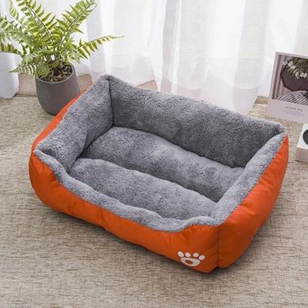 Black Dog Bed Plush Sleeping Bed for Large, Medium and Small Dogs, Non-Slip and Bite-Resistant Pet Sleeping Mat – grand panier chien moelleux