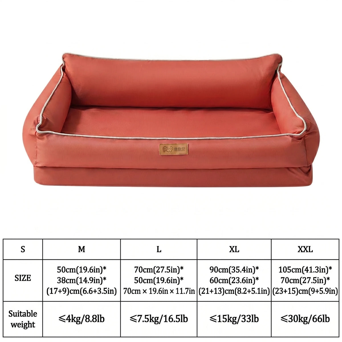 Panier Chien Grande Taille, Canapé Lavable En Mousse Alvéolée, Housse Amovible Pour Grands Chiens – couchage en mousse alvéolée pour chien