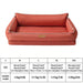 Panier Chien Grande Taille, Canapé Lavable En Mousse Alvéolée, Housse Amovible Pour Grands Chiens – couchage en mousse alvéolée pour chien