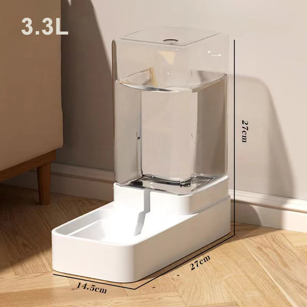 Distributeur Automatique d'Aliments et d'Eau pour Chiens et Chats, distributeur croquettes chien chat pour chiens et chats