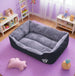Black Dog Bed Plush Sleeping Bed for Large, Medium and Small Dogs, Non-Slip and Bite-Resistant Pet Sleeping Mat – couchage doux pour petit chien