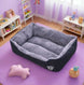 Black Dog Bed Plush Sleeping Bed for Large, Medium and Small Dogs, Non-Slip and Bite-Resistant Pet Sleeping Mat – couchage doux pour petit chien