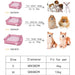 Lit Pour Petit Chien Respirant Rayé, Canapé Douillet Pour Chien Ou Chat, 58x48cm, Lavable – panier confortable pour petit chien et chat