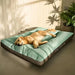 Panier Chien Lavable En Corduroy Douillet, Coussin Épais Pour Petit À Grand Chien, panier chien lavable avec rebords moelleux