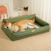Panier Chien Grande Taille, Canapé Lavable En Mousse Alvéolée, Housse Amovible Pour Grands Chiens – panier chien grande taille lavable en machine