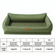 Panier Chien Grande Taille, Canapé Lavable En Mousse Alvéolée, Housse Amovible Pour Grands Chiens – lit confortable avec bords de soutien