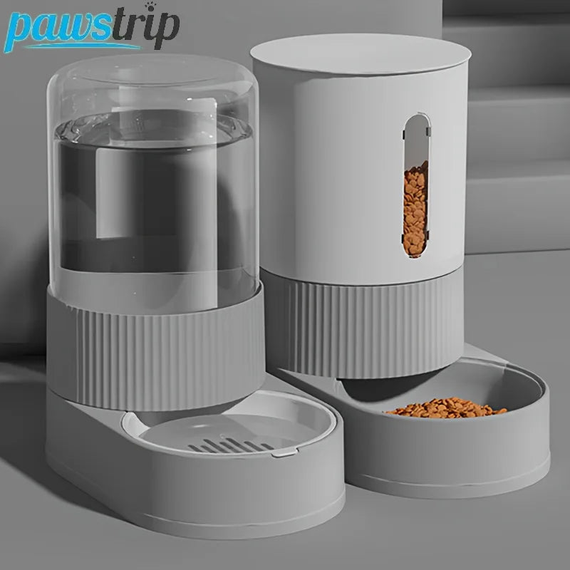 Distributeur Automatique pour Chats : Solution Pratique et Spacieuse pour Nourrir Vos Animaux, distributeur croquettes chat avec réservoir grande capacité