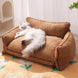 Canapé Pour Chien Et Chat En Coton, Coussin Doux Lavable Et Amovible, Lit 4 Saisons – canapé pour chien en coton doux et accueillant