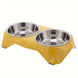 Bol en Acier Inoxydable pour Animaux : L'Accessoire Indispensable pour le Repas de Votre Chien ou Chat – bol inox chien double avec base antidérapante
