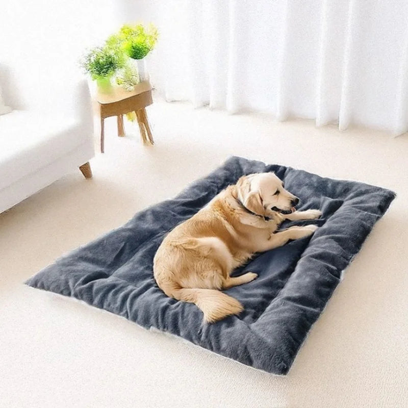 Panier Chien Grande Taille 120x60 cm, Lit Douillet Réversible Épais Et Lavable avec rembourrage moelleux