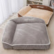 Panier Chien Chaud Pour Chien Et Chat, Lit Douillet En Velours Côtelé Lavable, couchage douillet à placer sur un canapé