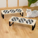 Gamelle surélevée pour chats : Confort et Santé améliorés pour votre compagnon, gamelle inclinée pour chat avec structure robuste et anti-renversement