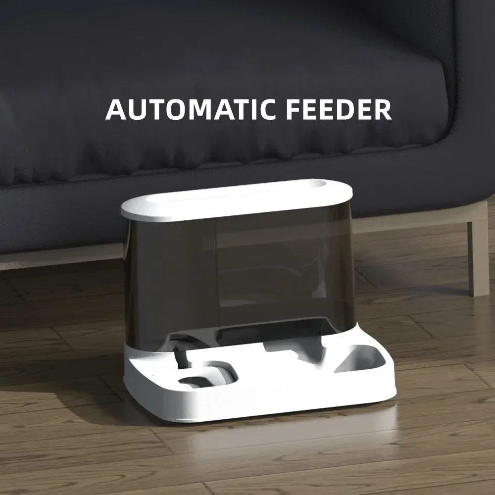 Distributeur Automatique d'Aliments pour Animaux avec réservoir de 3,5 L, distributeur croquettes automatique