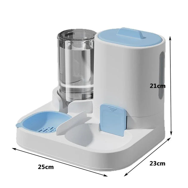 Bol d'eau et de nourriture pour animaux : Pratique et Spacieux pour Chien et Chat, gamelle double pour chien spacieuse pour les repas
