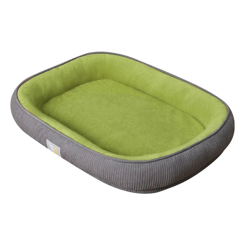 Lit Pour Chien Toutes Saisons, Coussin Moelleux Lavable À Bords Surélevés, lit pour chien utilisable toute l’année