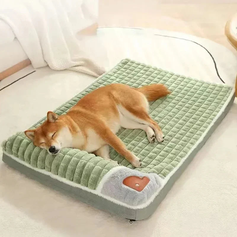 Panier Chien Orthopédique Lavable, Coussin Respirant En Coton Pour Petits Et Grands Chiens, lit orthopédique pour petits et grands chiens