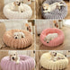 40-80cm Fluffy Pets Dogs Beds Large Round Dog Bed Super Warm Soft Cat House Plush Cat Nest Winter Big Bed, panier chien moelleux en coton doux