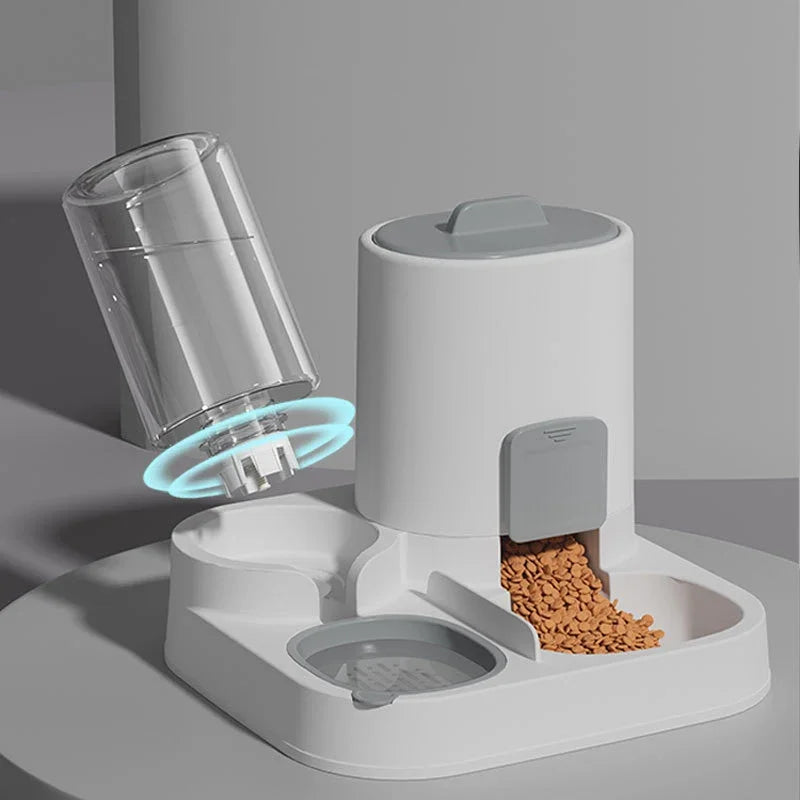 Bol d'eau et de nourriture pour animaux : Pratique et Spacieux pour Chien et Chat, gamelle double pour chien pour eau et nourriture